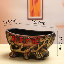 Load image into Gallery viewer, Retro Fortune Tree Ceramic Flower Pot Desktop Pendulum