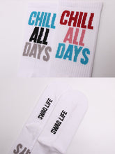 Load image into Gallery viewer, Letter couple long socks