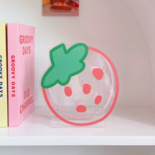 Load image into Gallery viewer, Creative Cartoon Student Desktop Pen Holder Office Stationery Cosmetics Transparent Storage Tube