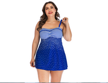 Load image into Gallery viewer, Women's Skirt Split Briefs Plus Size Swimsuit