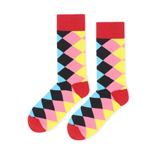 Load image into Gallery viewer, New classic striped socks men's street socks personality skateboard cotton socks