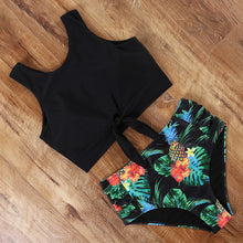 Load image into Gallery viewer, Printed High Waist Bikini