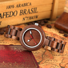 Load image into Gallery viewer, Wooden ladies watch