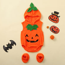 Load image into Gallery viewer, Fashion Baby Halloween Costume Pumpkin Cosplay Halloween Jumpsuit