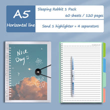 Load image into Gallery viewer, Detachable Loose-leaf Cardboard Notebook