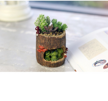 Load image into Gallery viewer, Tree hole story decoration resin flower pot