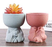 Load image into Gallery viewer, Large Caliber Unfired Ceramic Indoor Plant Air Permeable Flowerpot