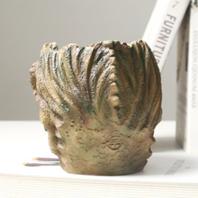 Load image into Gallery viewer, Resin Tyrannosaurus Head Contour Flower Pot