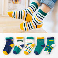 Load image into Gallery viewer, Simple Children's Cartoon Combed Cotton Socks