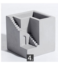 Load image into Gallery viewer, Cement Building Micro Landscape Office Living Room Dining Tabletop