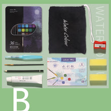 Load image into Gallery viewer, Solid Watercolor Paint Set Sketch Watercolor