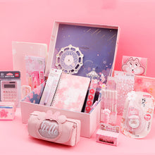 Load image into Gallery viewer, Sakura Girl Starry Stationery Set Gift Box For Primary And Middle School Students