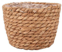 Load image into Gallery viewer, Storage Basket Plant Flower Pot Straw Seaweed Weaving Mechanism Amazon Size Plant Basket Interior Decorative Flower Pot