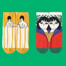 Load image into Gallery viewer, New Home Socks, Childlike Illustration Socks, Cross-Border E-Commerce Supply