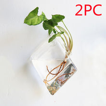 Load image into Gallery viewer, Fashion Wall Hanging Glass Flower Vase Terrarium Wall Fish Tank Aquarium Container Flower Planter Pots Home Garden Decoration