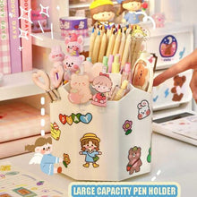 Load image into Gallery viewer, Simple Color Desktop Pen Holder Stationery Receive A Case