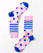 Load image into Gallery viewer, Contrast men's personality cotton socks geometric stockings