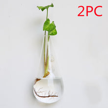 Load image into Gallery viewer, Fashion Wall Hanging Glass Flower Vase Terrarium Wall Fish Tank Aquarium Container Flower Planter Pots Home Garden Decoration