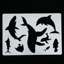Load image into Gallery viewer, Hollow Painting Template Animal Theme Inkjet Graffiti Template