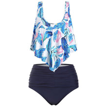 Load image into Gallery viewer, Plus size swimsuit bikini split swimsuit