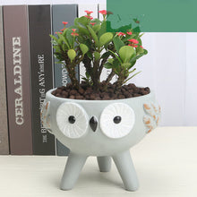 Load image into Gallery viewer, Simple Small Desktop Home Animal Flowerpot
