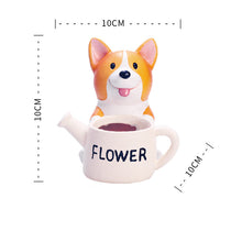 Load image into Gallery viewer, Creative Pastoral Cute Puppy Corgi Succulent Plant Pot