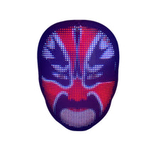 Load image into Gallery viewer, 2021 New Product Halloween Mask LED Luminous MINI Mask Holiday Party DIY Editable Atmosphere Mask
