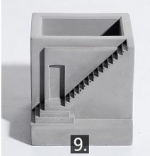 Load image into Gallery viewer, Cement Building Micro Landscape Office Living Room Dining Tabletop