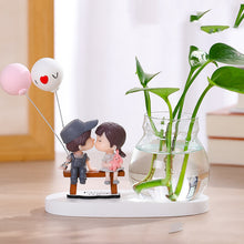 Load image into Gallery viewer, Vase Flower Arrangement Ornaments Glass Transparent Water Grow Flowers