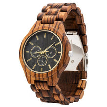 Load image into Gallery viewer, Fashion simple watch All wood walnut quartz watch
