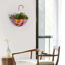 Load image into Gallery viewer, Wrought Iron Umbrella Flower Pot Wall Hanging Garden Pendant