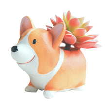 Load image into Gallery viewer, Creative Pastoral Cute Puppy Corgi Succulent Plant Pot