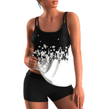 Load image into Gallery viewer, Women's Plus Size Split Suspenders Slim Fit Swimsuit