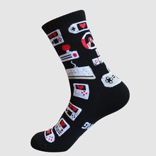 Load image into Gallery viewer, Letter Jacquard Mid-tube Cotton Casual Socks