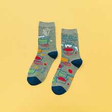 Load image into Gallery viewer, Personality Contrast Color Graffiti Women's Tube Socks Street Style Fashion Cotton Socks