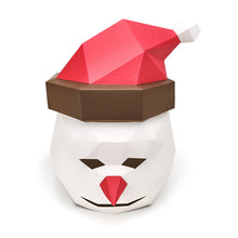 Load image into Gallery viewer, Christmas Supplies Creative Mask Novelty DIY Paper Headgear Headdress