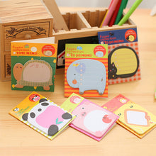 Load image into Gallery viewer, Stationery Cute Animal Panda Happy Cartoon Creative Memo Pad Office Sticky Notes