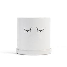 Load image into Gallery viewer, Matte Straight Personality Indoor Ceramic Flowerpot