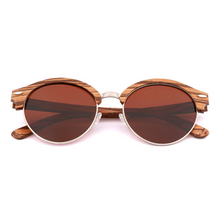 Load image into Gallery viewer, Bamboo Wood Polarized Sunglasses Men And Women Fashion