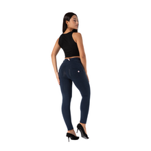 Load image into Gallery viewer, Dark Blue Waterproof Vintage Stretch Cotton Women Sweatpants