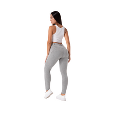 Load image into Gallery viewer, Shascullfites melody cotton bum lifting leggings booty shaping gray push up pants women