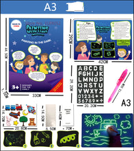 Load image into Gallery viewer, Painting Luminous Writing Board Children Glowing Magical Fluorescence