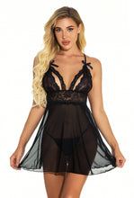 Load image into Gallery viewer, European And American Lace Mesh Underwear Set