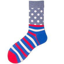 Load image into Gallery viewer, Color Large Version Polka Dot Men's Trendy Socks In Tube Socks
