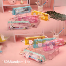 Load image into Gallery viewer, Small Daisy Transparent Pencil Case Stationery Box