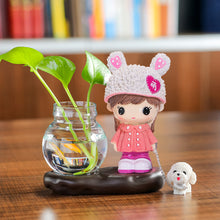 Load image into Gallery viewer, Vase Living Room Flower Arrangement Ornaments Transparent Glassware