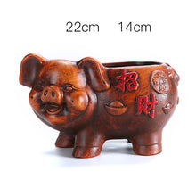 Load image into Gallery viewer, Retro Fortune Tree Ceramic Flower Pot Desktop Pendulum