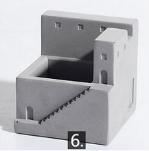 Load image into Gallery viewer, Cement Building Micro Landscape Office Living Room Dining Tabletop