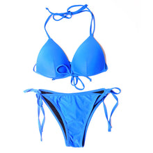 Load image into Gallery viewer, Sexy Bikini Swimsuit With Top-up Gathered Triangle Cup