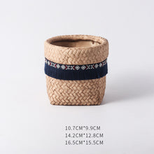 Load image into Gallery viewer, Nordic Flower Pot Ceramic Antique Sack Round Cute Simple Literary Personality Indoor